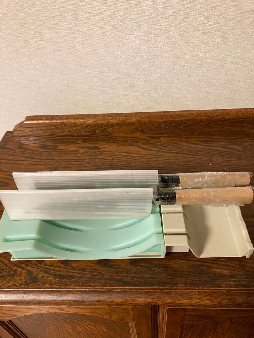 [新品未使用] 希少包丁（廣明）＊2本&包丁置きセット♪♪＊新潟県燕市