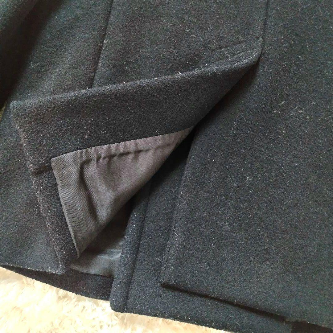 HYKE　ハイク　ピーコート　Pコート　ウール　羊毛　ネイビー　green　２