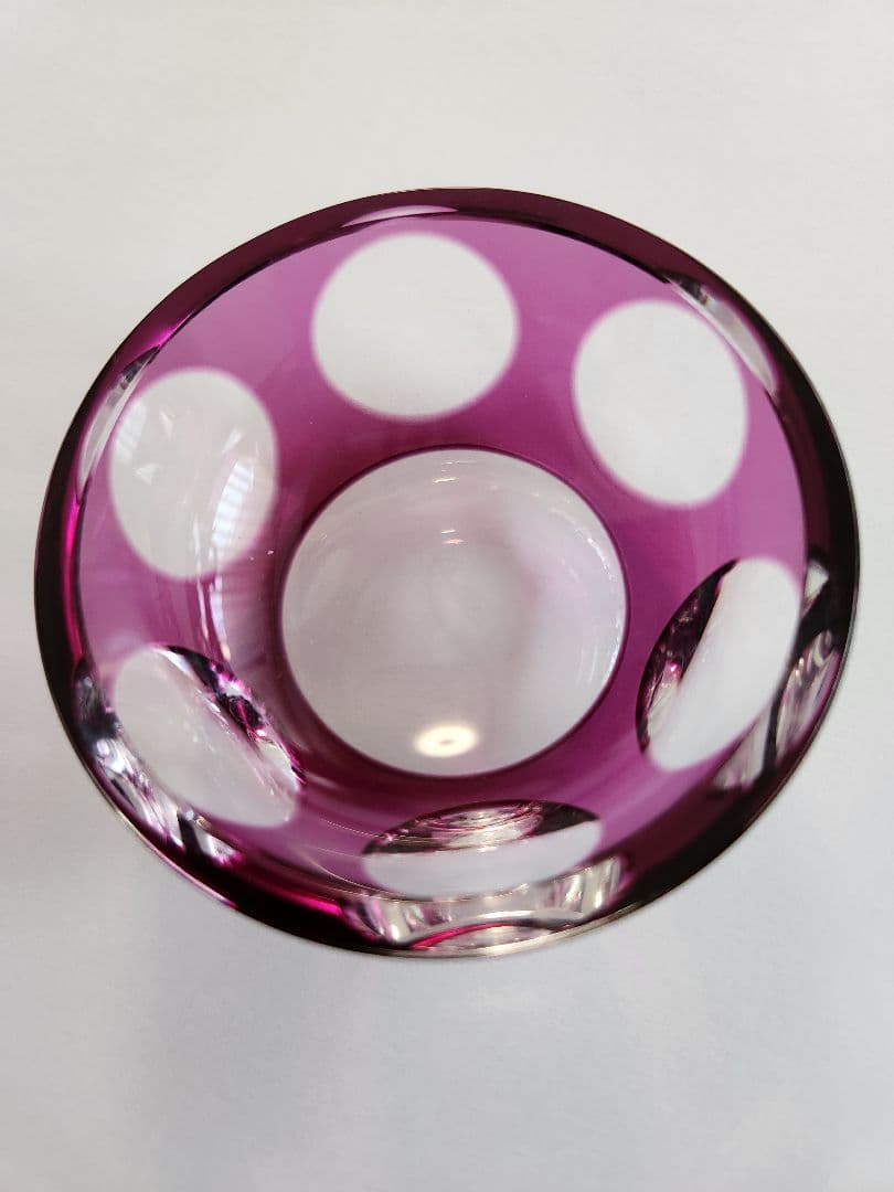 チェコ　Moser クリスタル小皿、小物いれ