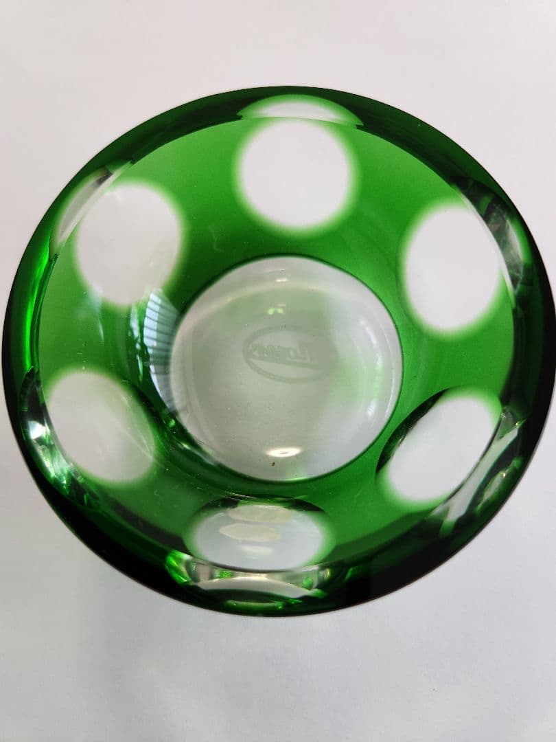 チェコ　Moser クリスタル小皿、小物いれ