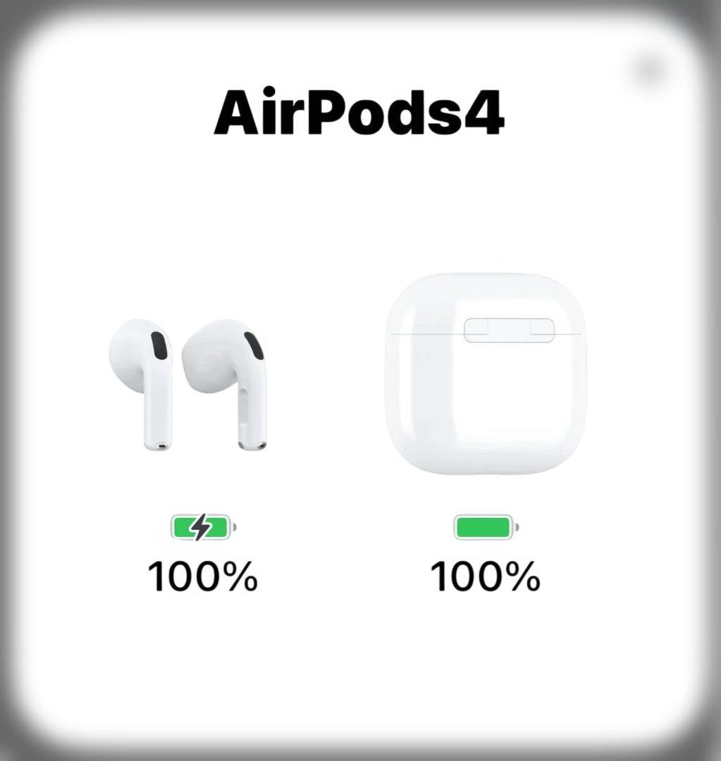 Apple AirPods4 ワイヤレスイヤホン ノイキャン無し エアポッズ4