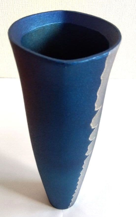 合金花器　中板付き　立山（小）