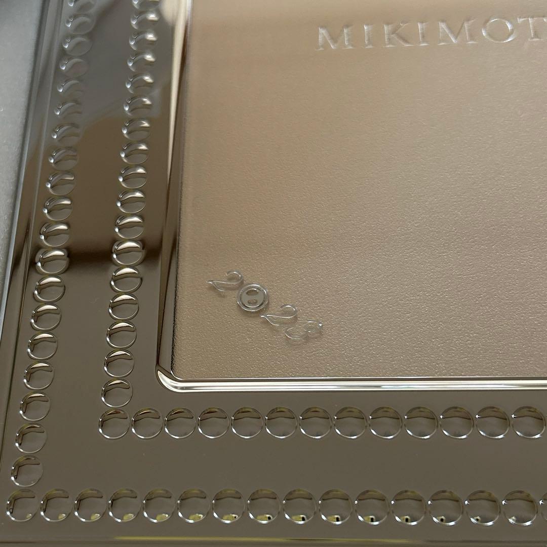 ♡MIKIMOTOミキモト♪2023イヤーフォトフレーム(錫仕上げ)クロス付き