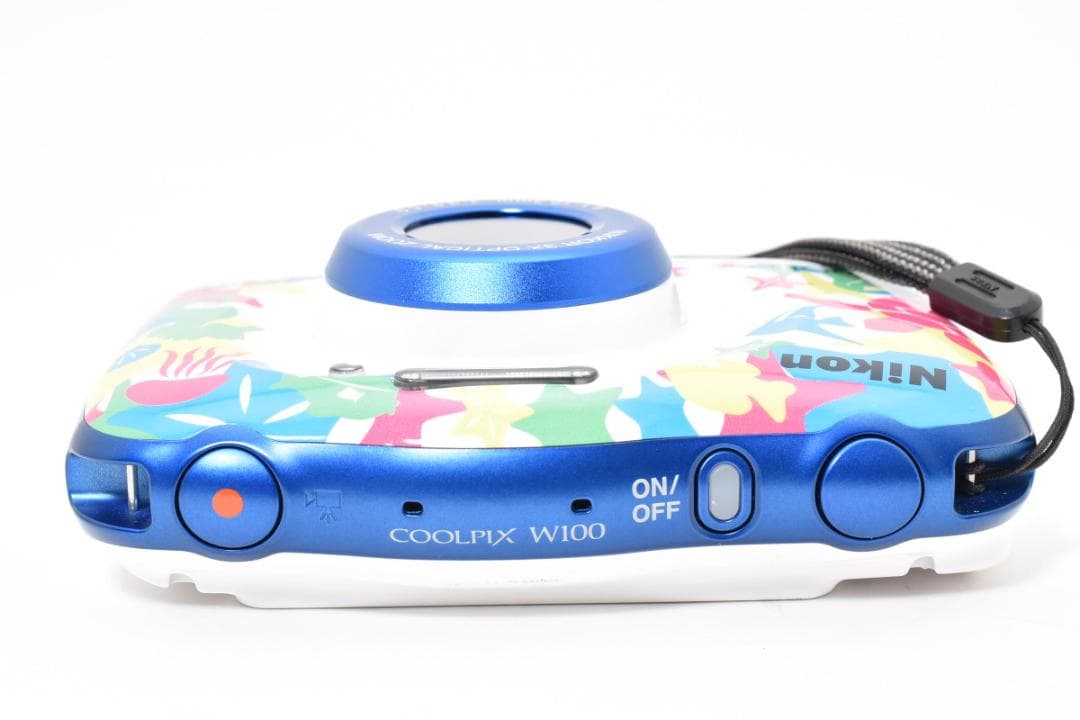 超美品 ニコン COOLPIX W100 マリン コンパクトデジタル M859