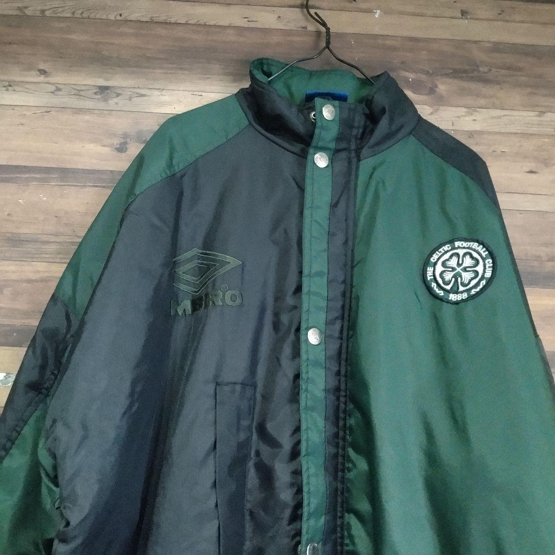 UMBRO　90s セルティック　エムブレムロゴ刺繍　ナイロンジャケット