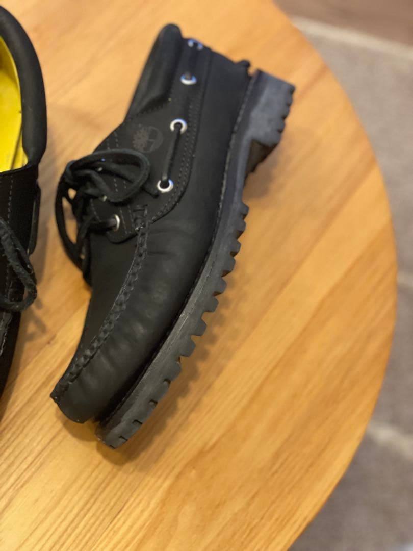 ティンバーランド　デッキシューズ　レザー