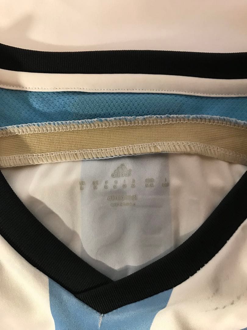 adidasアルゼンチン代表「10」リオネル・メッシ 半袖 4XO ユニフォーム