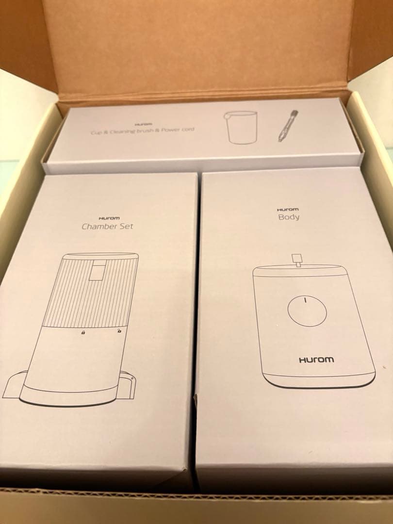 綺麗ヒューロム コールドプレスジューサー H310A スロージューサー ミキサー