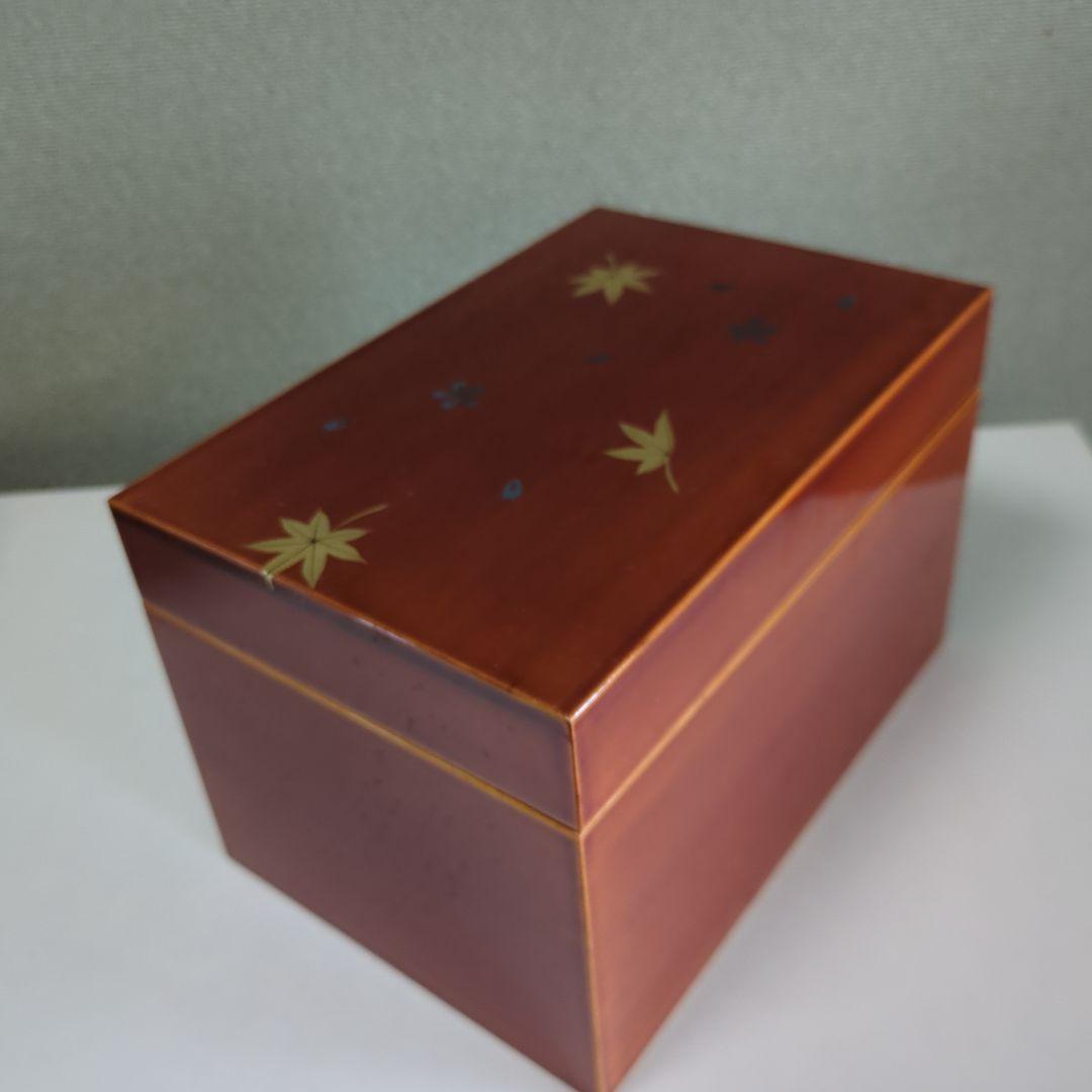 茶箱 春慶塗 桜と紅葉 セット 一式 茶道具 茶道 お点前 紙箱 いろいろ