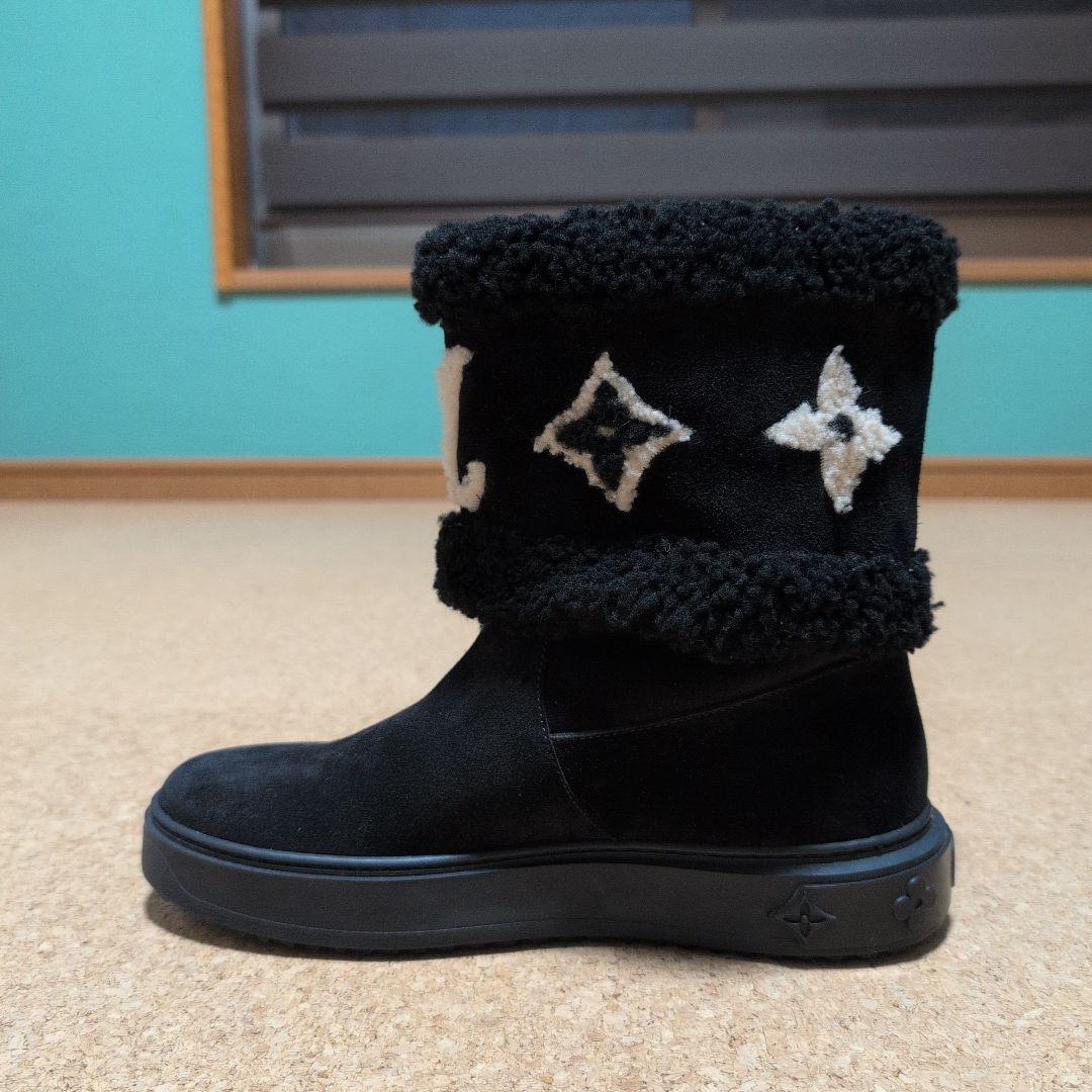 ルイ・ヴィトン　スノードロップラインアンクルブーツ　39