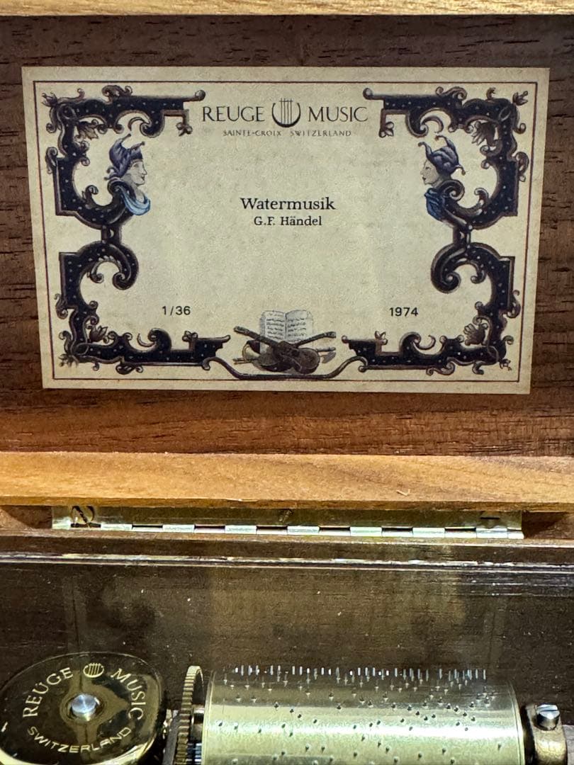 REUGE MUSIC Watermusik オルゴール 1991年製