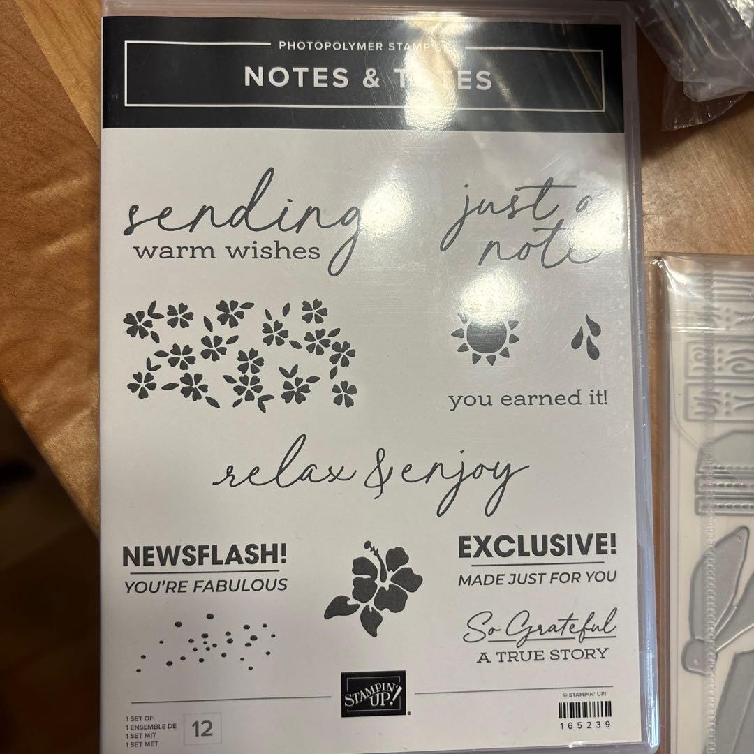 一点限り♡新作鞄が作れるNotes & Totes スタンピンアップ