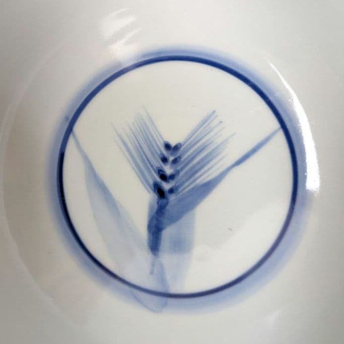 【柴田良三】白磁 染付 深鉢 丼