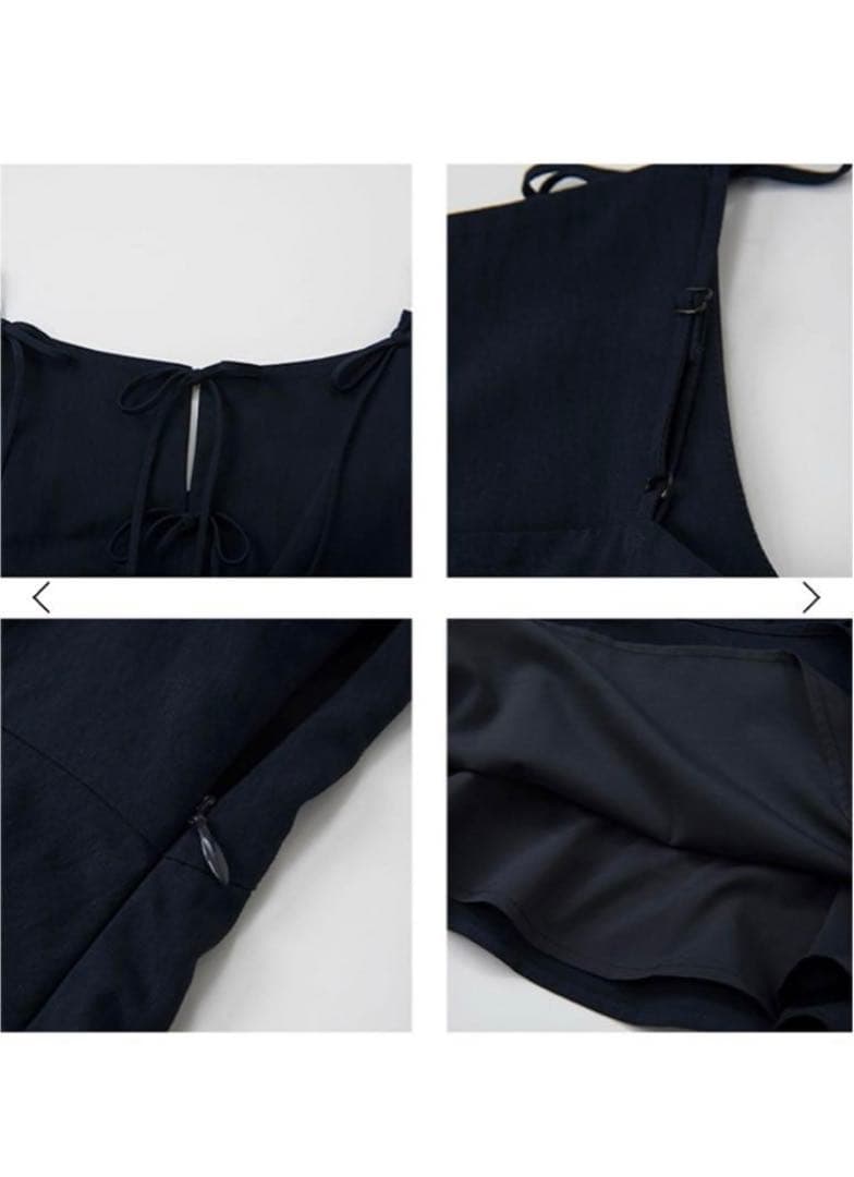 Fano studios ボートネック フロントリボン キャミソールトップス