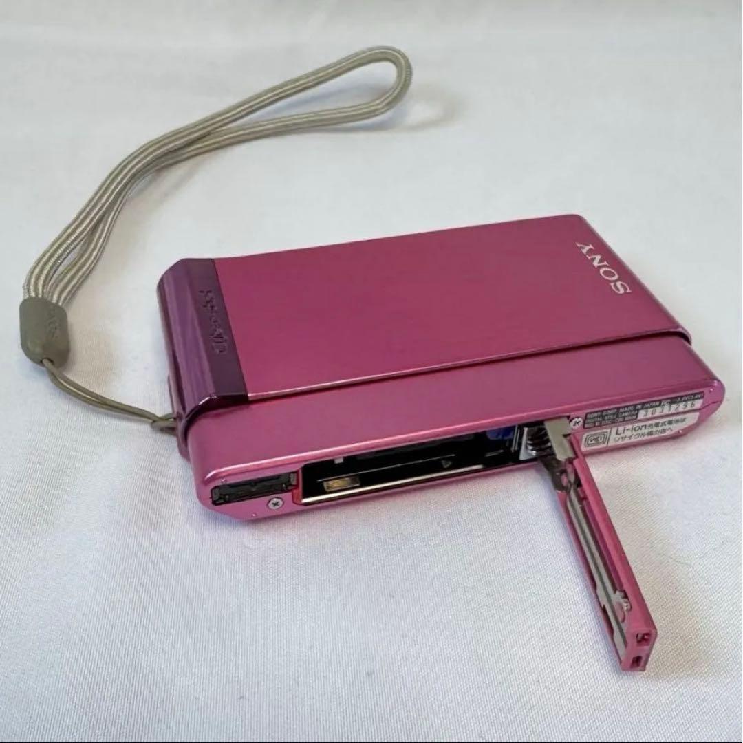 【動作確認⭕️】SONY Cyber-shot DSC-T90 デジカメ ピンク