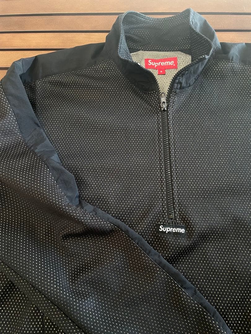 Supreme ブラック　ナイロンジャケット　S