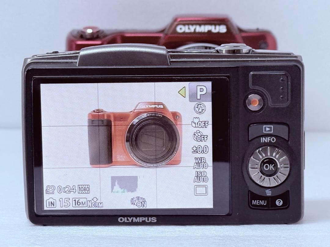 OLYMPUS SZ-20 シルバー 動作確認済 コンデジ FULL HD 3D