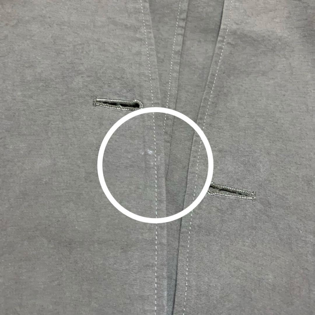 【訳アリ値下げ】HAU coat canvas カーキ　コート　キャンバス　ハウ