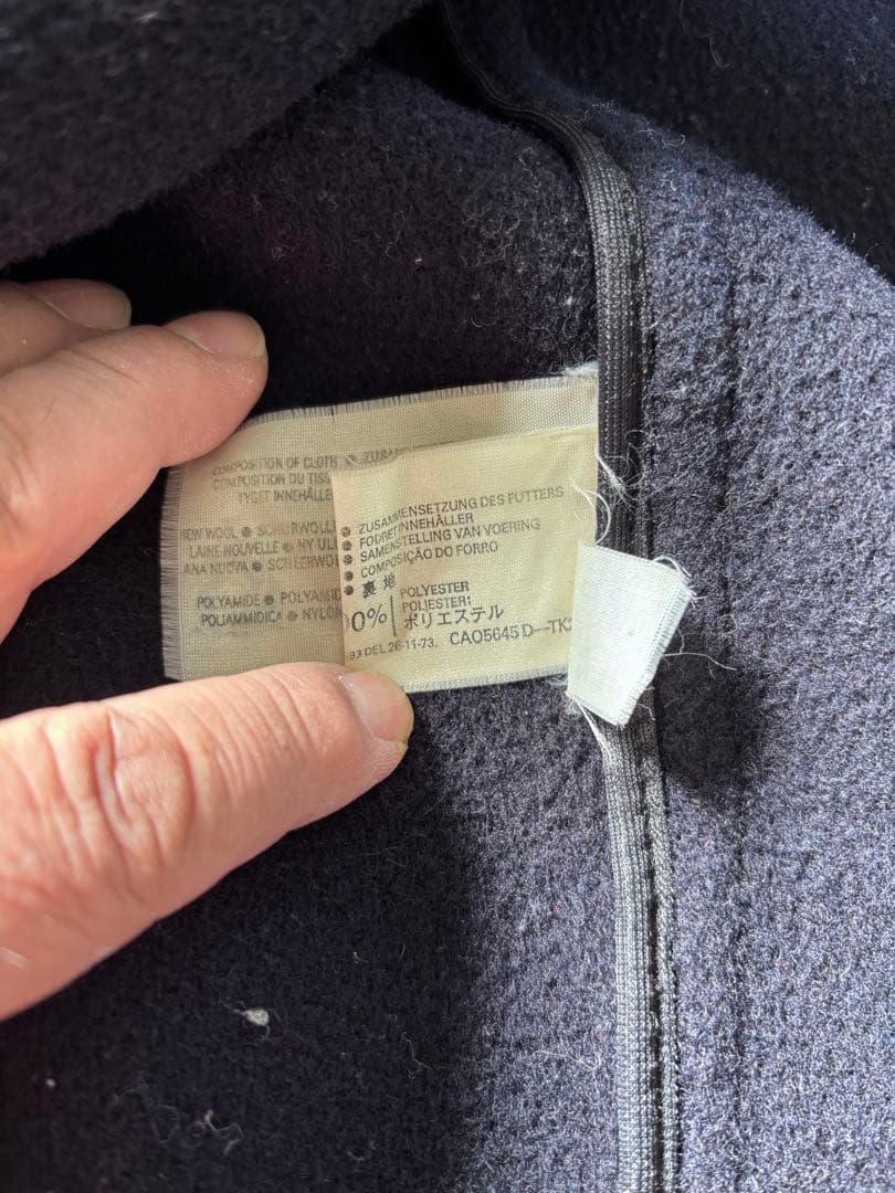 Gloverall クラシック80年代ヴィンテージ黒タグ　ダッフルウールコート