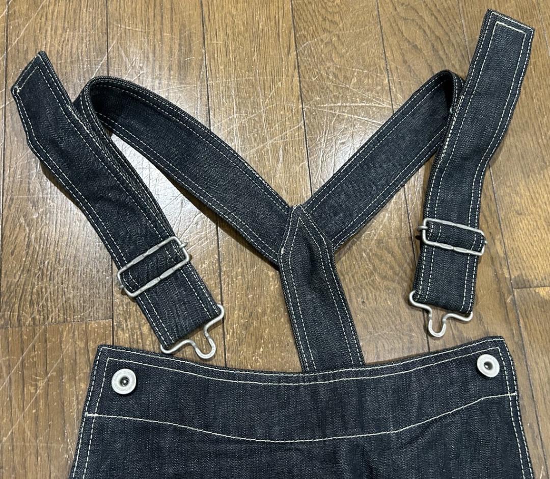 ＊ネイタルデザイン natal design 濃紺 デニム オーバーオール M