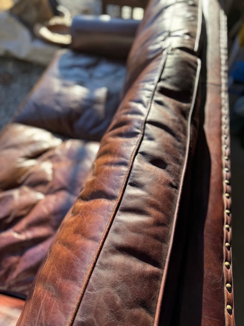 HALO　ハロ　バルモラル　3人掛けレザーソファ