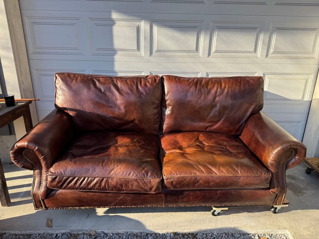 HALO　ハロ　バルモラル　3人掛けレザーソファ