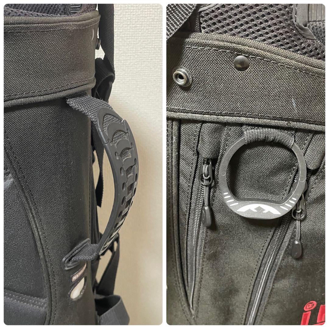 大人気！ブリーフィング　キャディバッグ　CR-2　4分割　スタンド式　軽量　黒