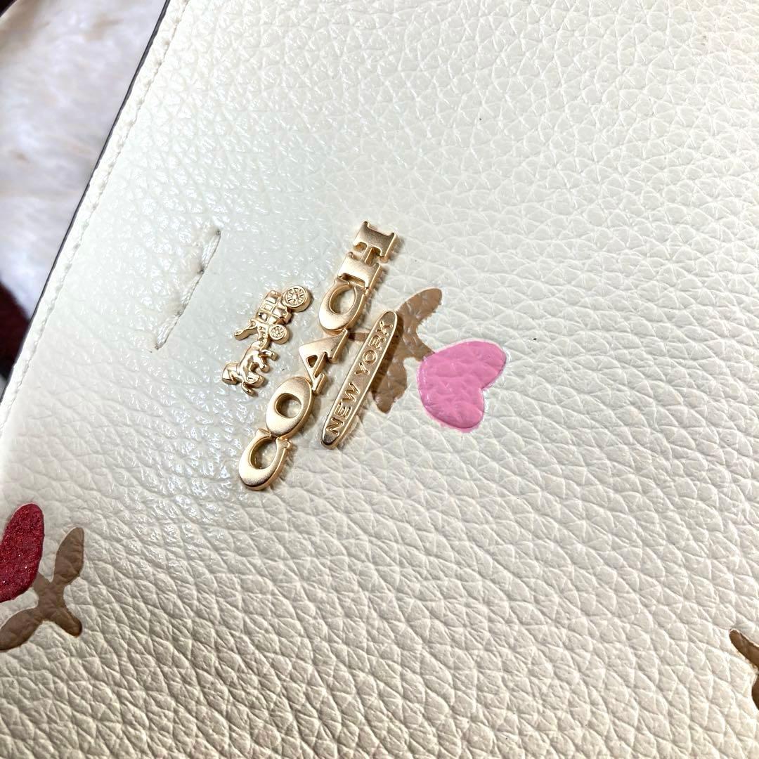 COACH コーチ ハートフローラル2wayバケットショルダーバッグ