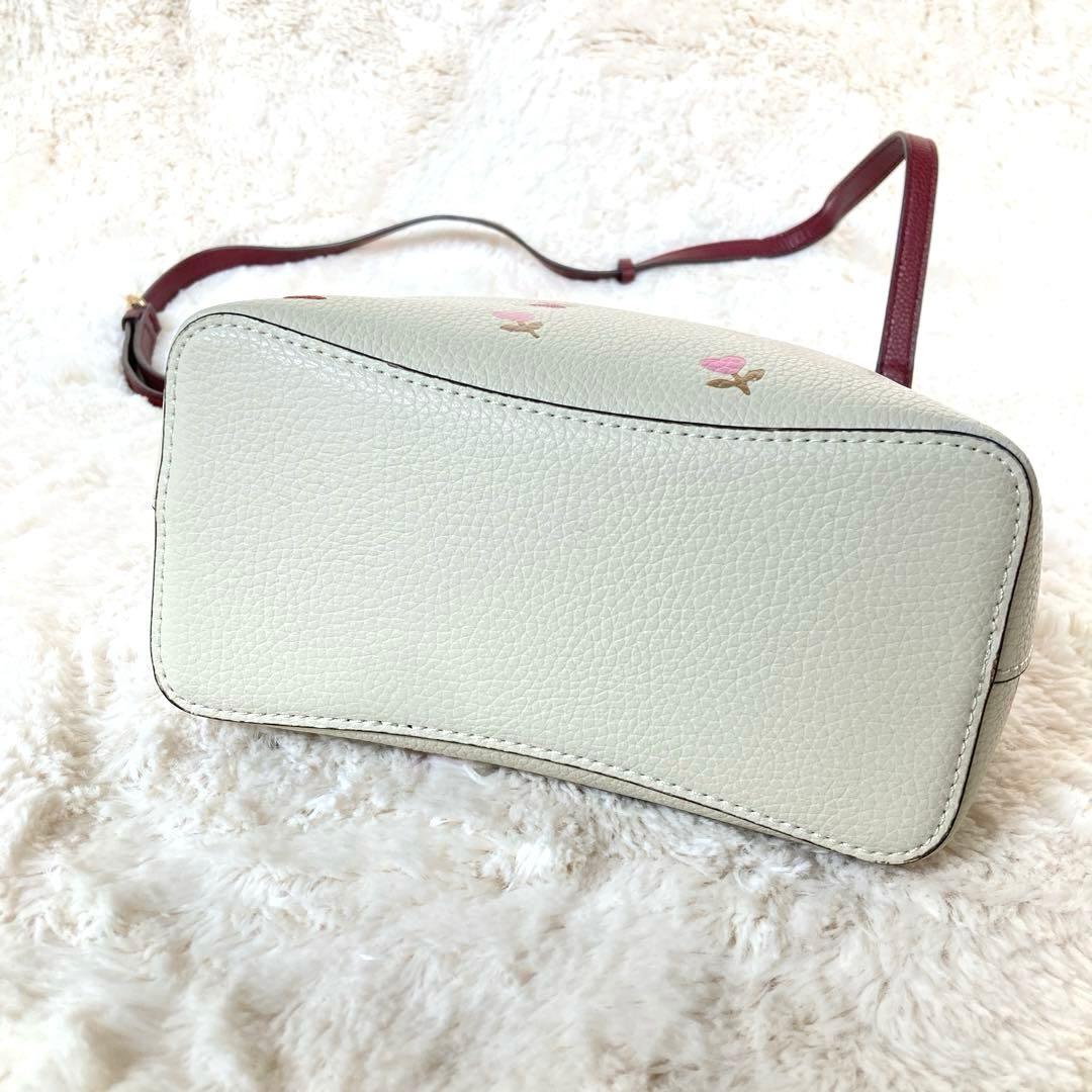COACH コーチ ハートフローラル2wayバケットショルダーバッグ