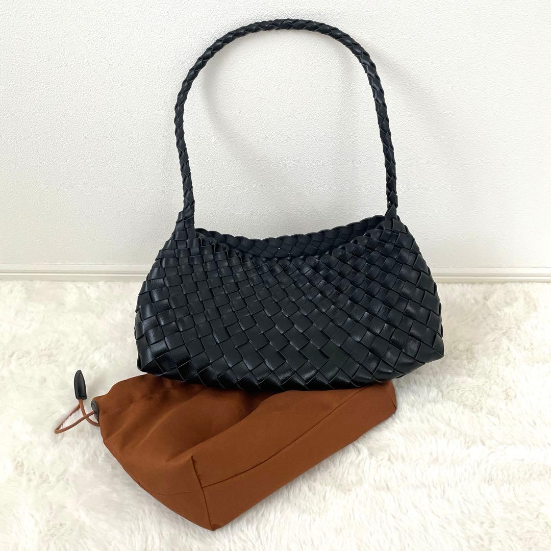 美品　CANAL JEAN diggity メッシュショルダーバッグ ブラック