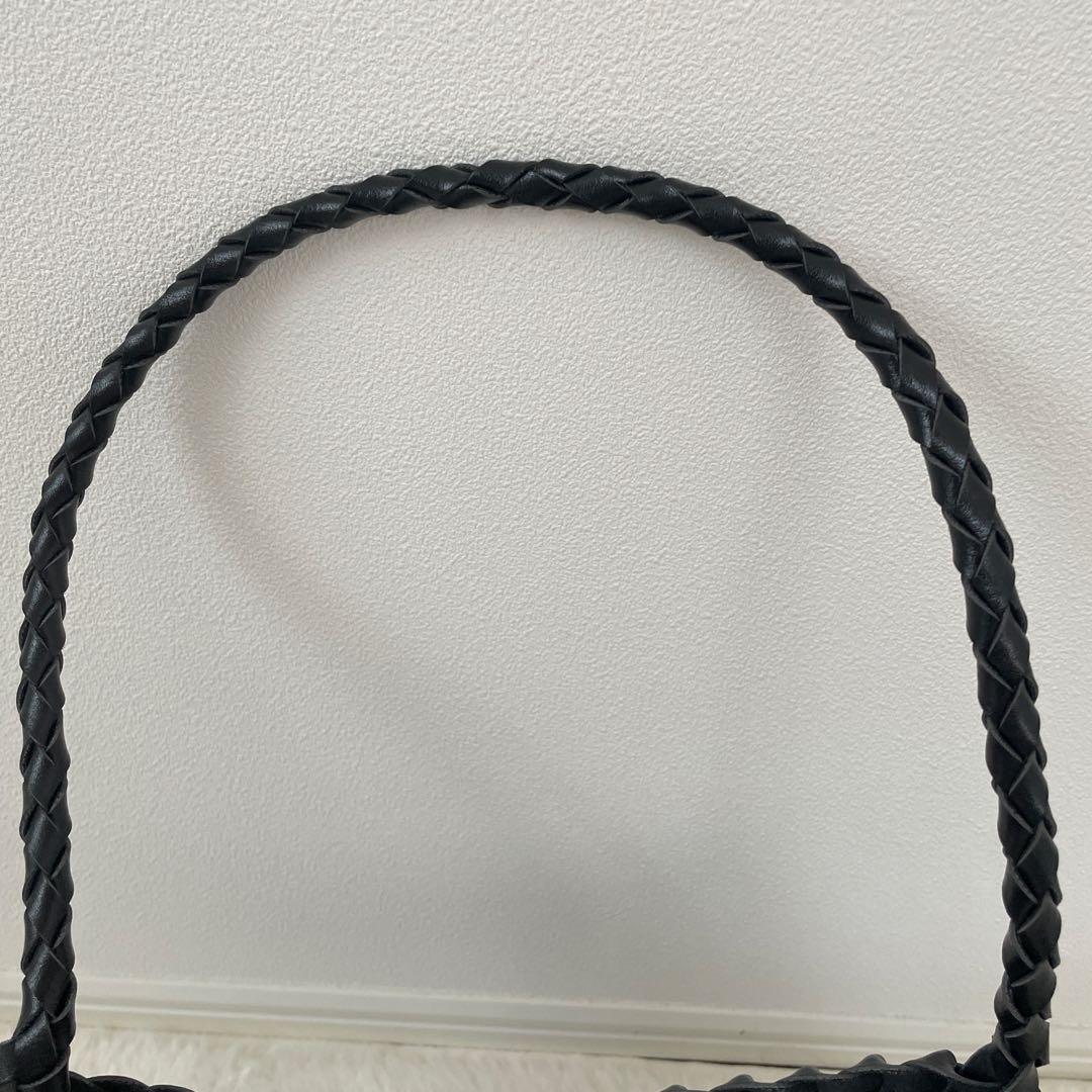 美品　CANAL JEAN diggity メッシュショルダーバッグ ブラック