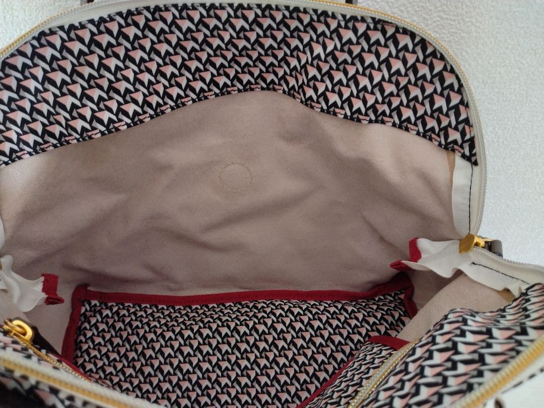 ROBERTA PIERI ロベルタピエリ　バッグ　ピンクベージュ　TATAMI