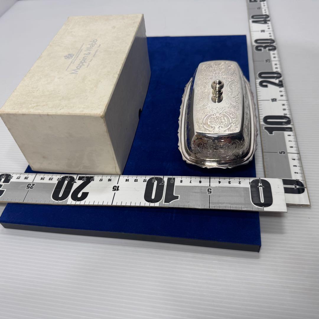 【希少】 Mappin & Webb マッピン＆ウェッブ バターディッシュ 美品