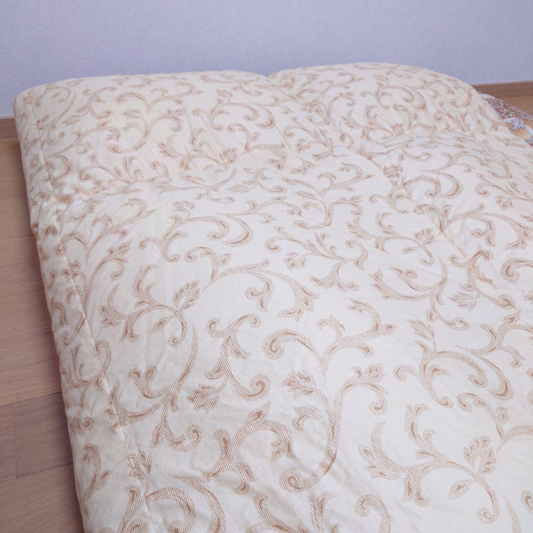 日本製　高級羽毛掛布団　ダウン90%