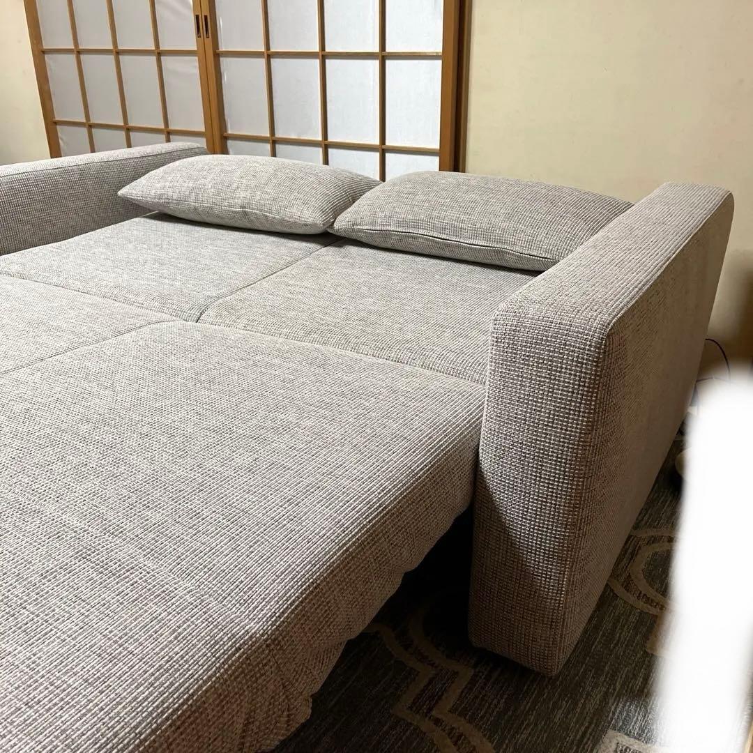 ソファベッド　ML セミダブル　大塚家具　グレー