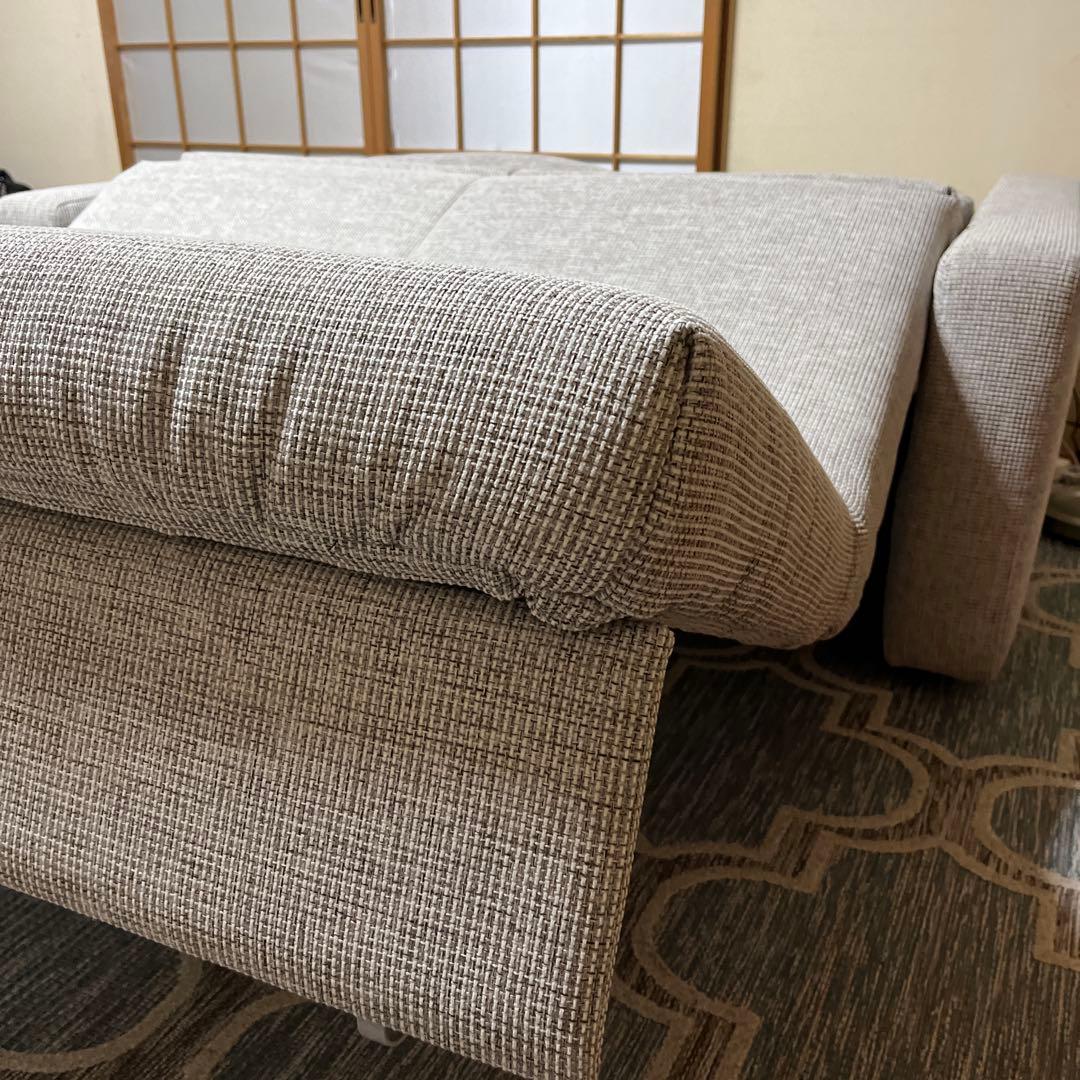 ソファベッド　ML セミダブル　大塚家具　グレー