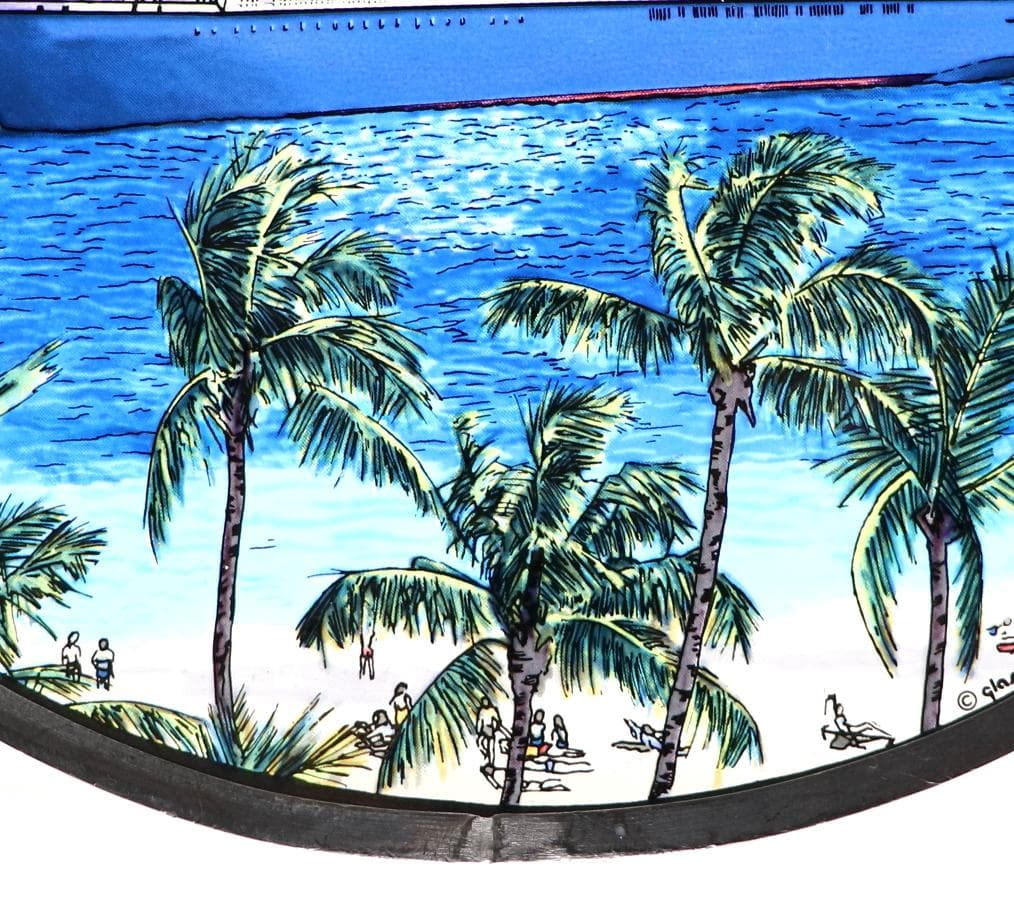 クルーズ船 豪華客船 ヴィンテージ ステンドグラス ビーチ 大型客船 海