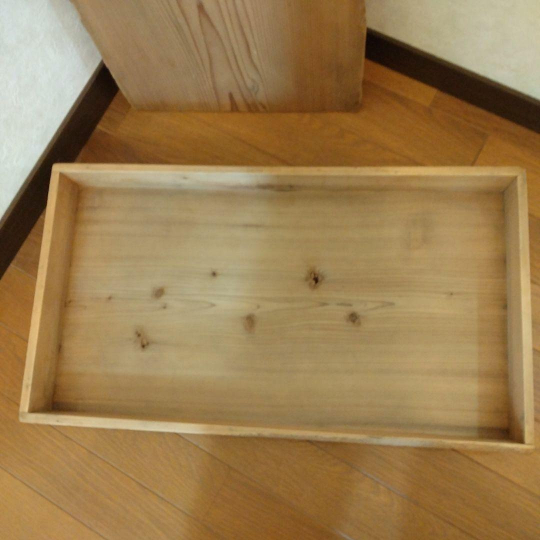 昭和レトロ　もろぶた　餅箱　蓋付き 5段　焼印　木製　古道具