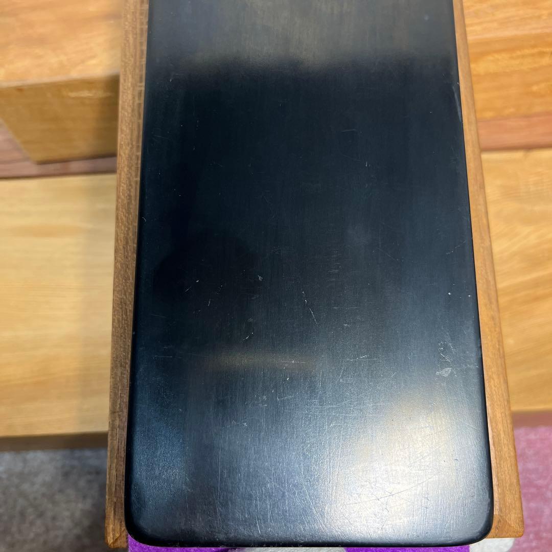 ⭕️ちず⭕️ 雨端硯　長方研　未使用に近い美品　27cm超え　雨端石紋綺麗