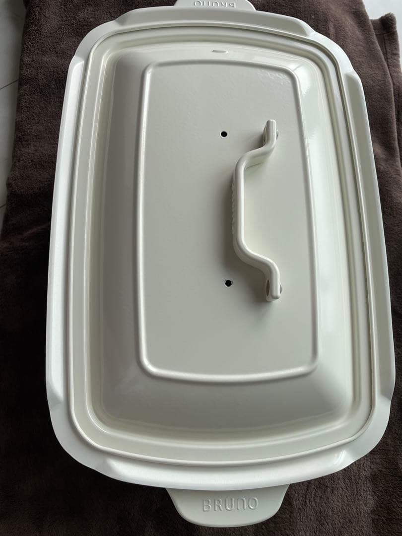 【新品未使用】BRUNO ホットプレート 中型 ホワイト