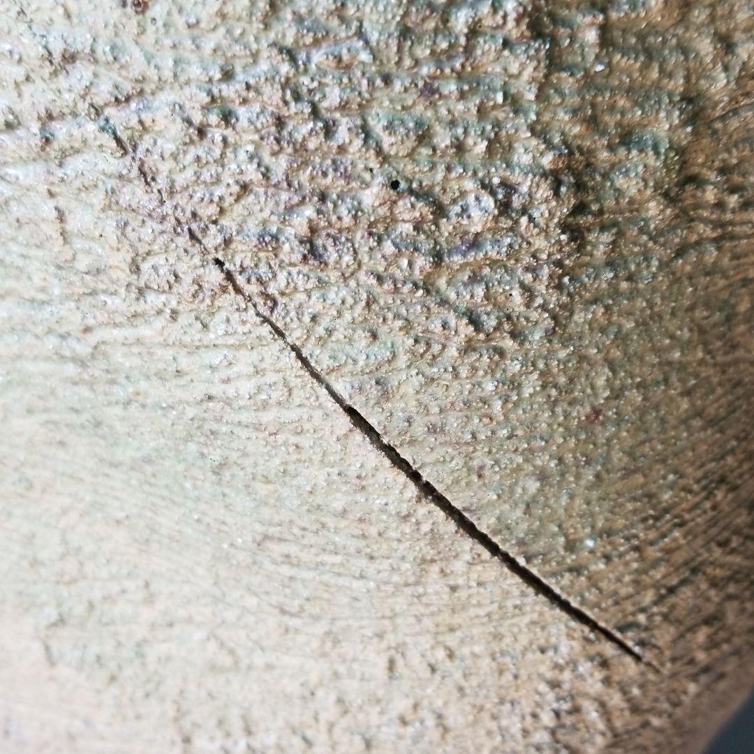 信楽焼傘立て  松皮 高さ４７cm