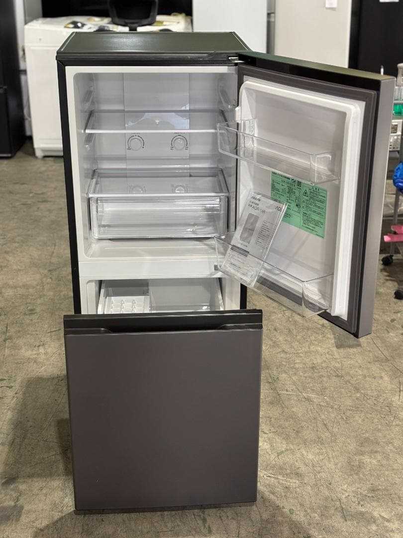 ■AQUA/アクア■2ドア冷蔵庫 137L AQR-14R(DS) 2024年製