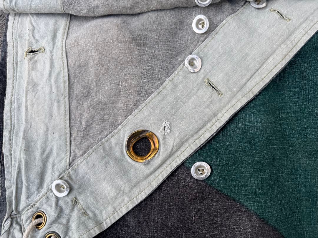 スウェーデン軍幕 USED レア ツェルトバーン 1枚 タープ ミリタリー