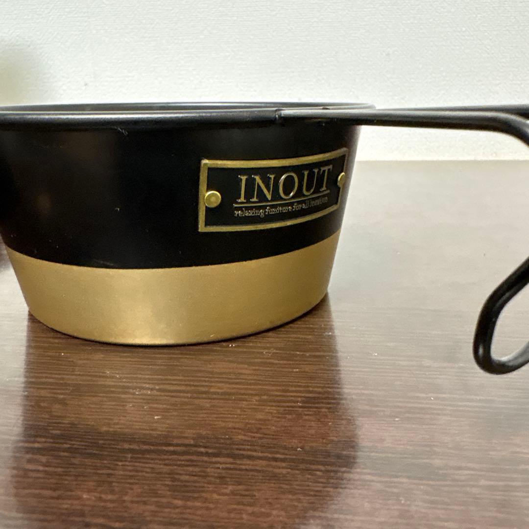 希少 INOUT シェラカップ ブラック/ゴールド