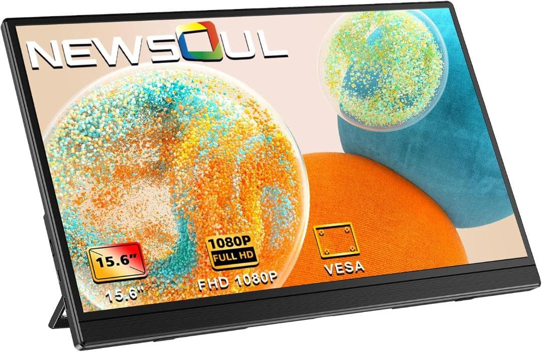 Newsouモバイルモニター15.6インチ 1920x1080 IPS液晶パネル