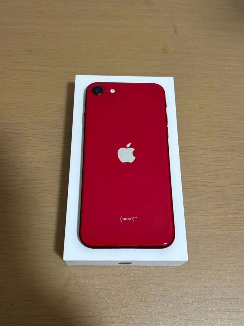 iPhone SE 第2世代 64GB 赤 iFaceケース付き SIMフリー