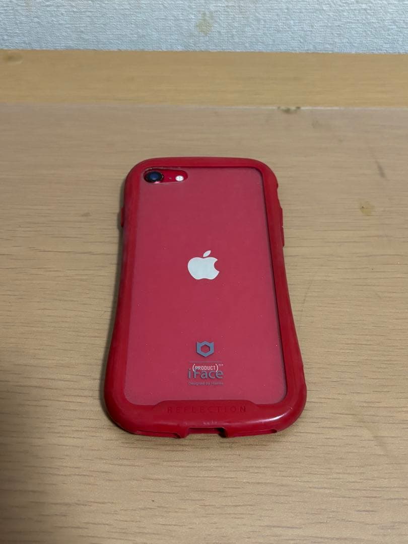 iPhone SE 第2世代 64GB 赤 iFaceケース付き SIMフリー
