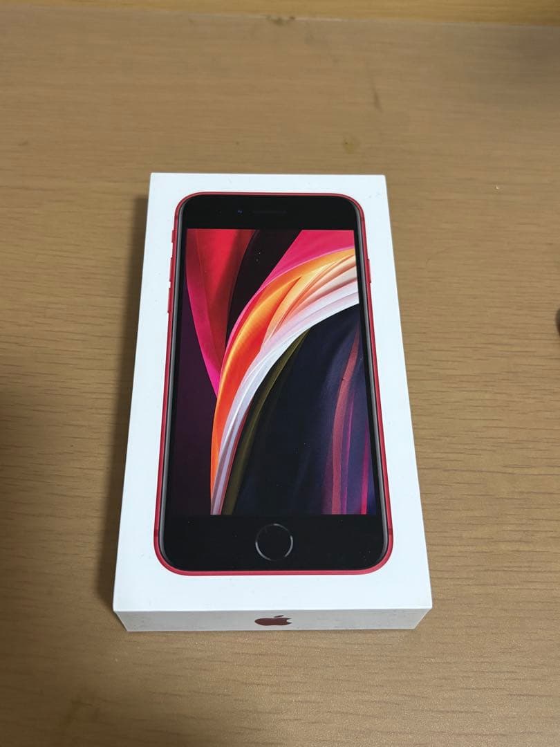 iPhone SE 第2世代 64GB 赤 iFaceケース付き SIMフリー