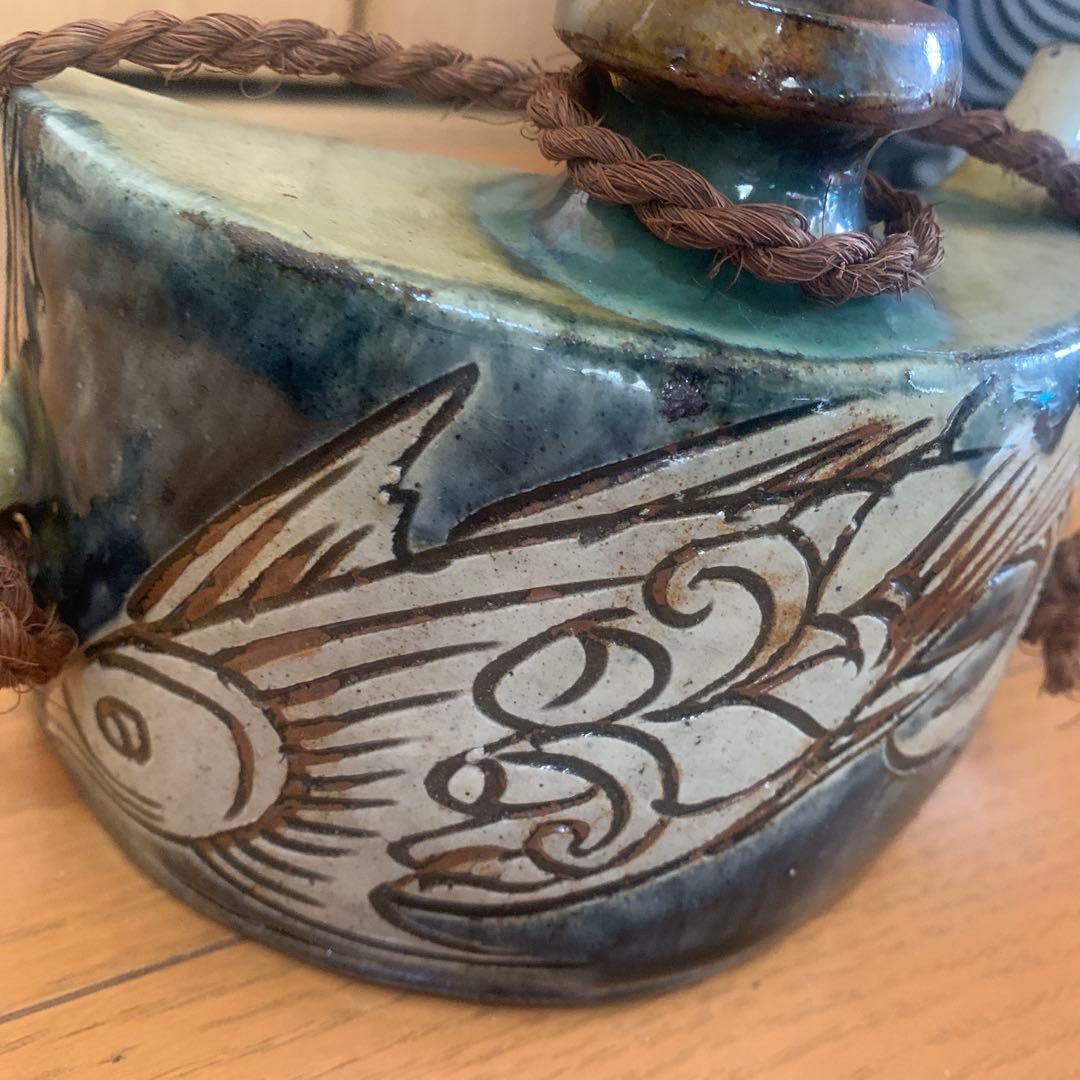 t*a様 錦城次郎 人間国宝 壺屋焼 抱瓶