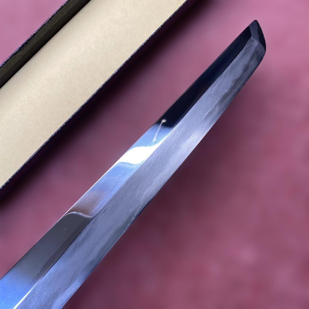 青二鋼　先丸柳刃包丁　300㎜ 尺0寸